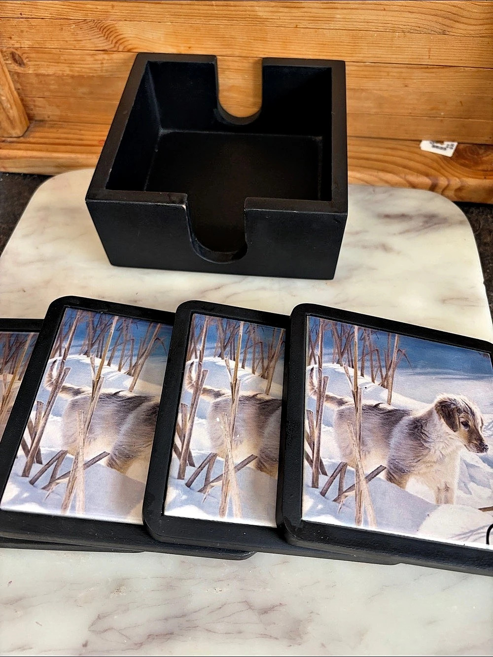 Ducks Unlimited Labrador Coaster Set